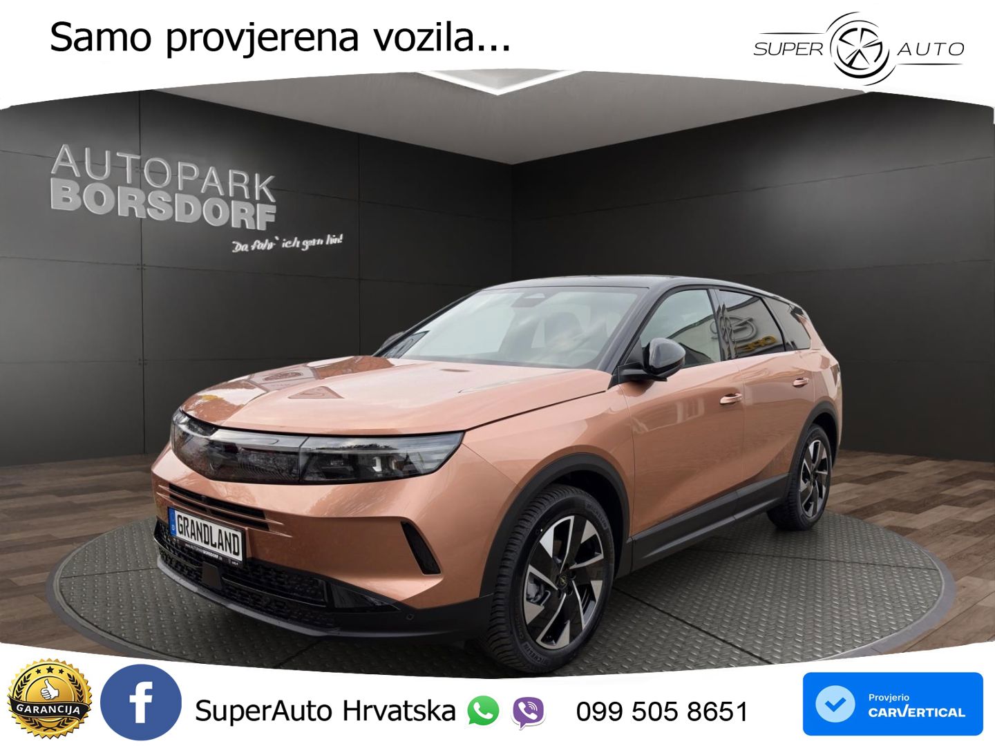 Opel Grandland 1.2 Turbo (145 KS) Hybrid eDCT GS LED+GR SJED+ACC