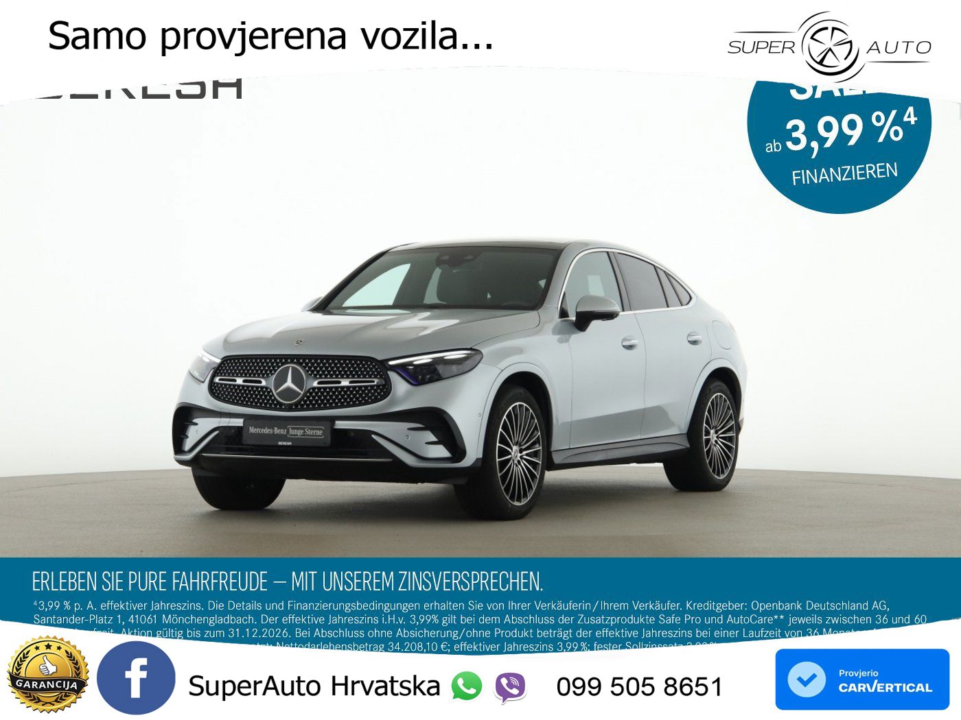 Mercedes GLC Coupe 400e (381 KS) 4MATIC 9G-TRONIC AMG ACC+HEAD+GR SJED+360+PANO