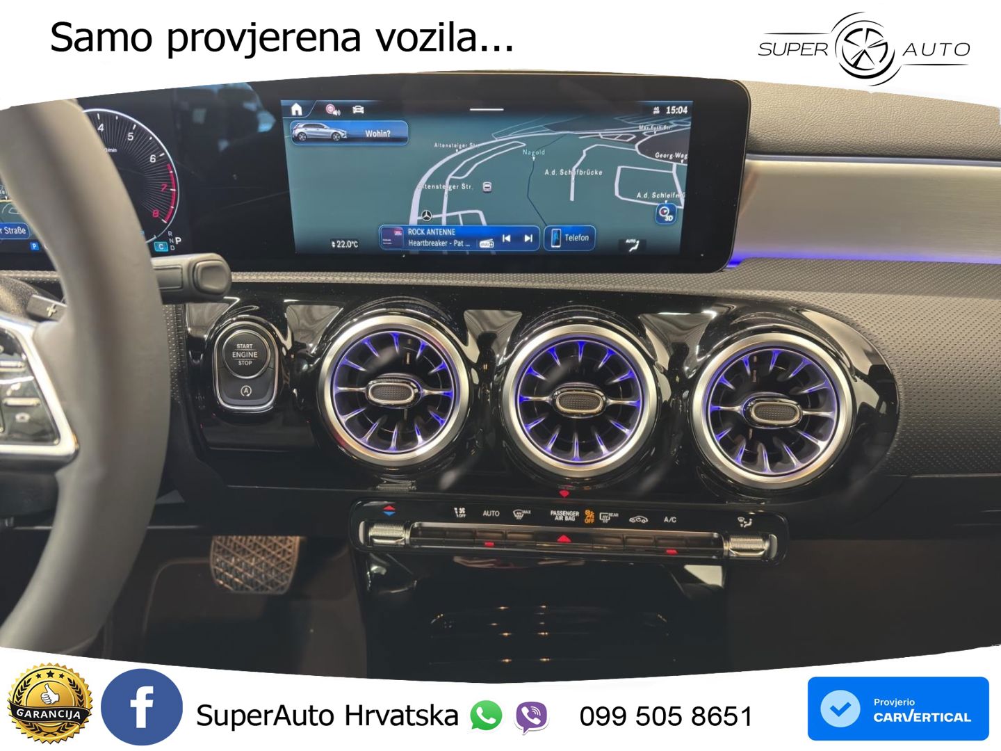 Mercedes-Benz A 180 7G-DCT LED+GR SJED+ACC