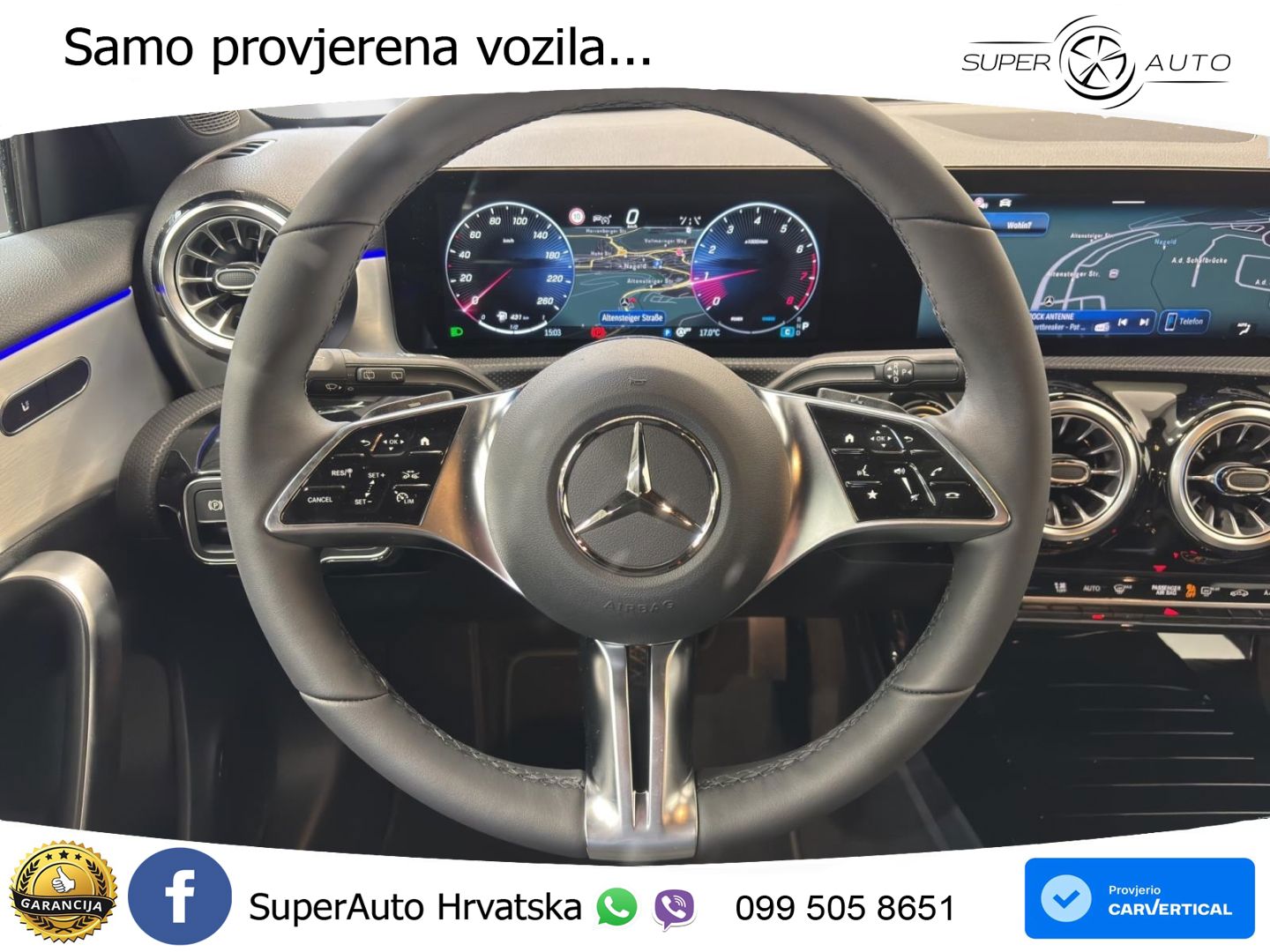 Mercedes-Benz A 180 7G-DCT LED+GR SJED+ACC