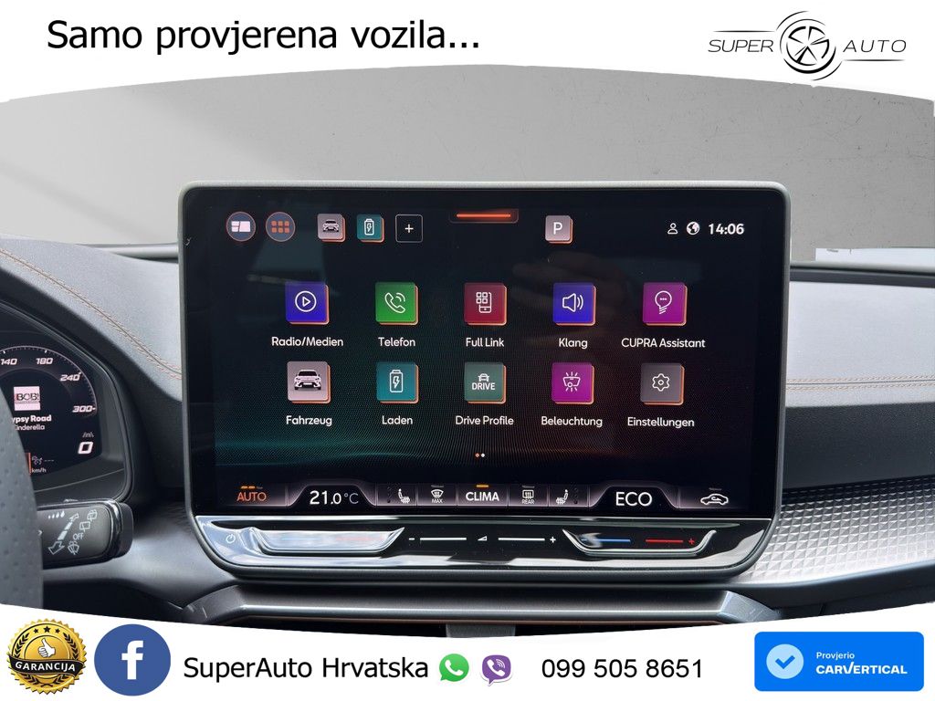Cupra Formentor 1.5 TSI (204 KS) e-Hybrid DSG MATRIX+GR SJED+KAM