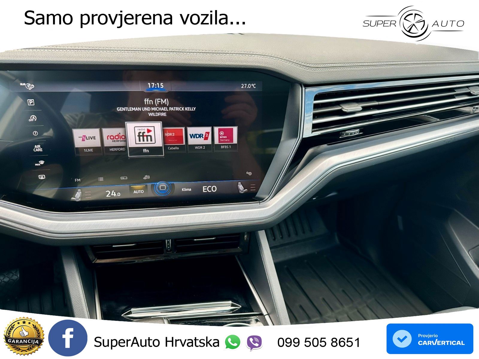 Volkswagen Touareg 3.0 V6 TDI (286 KS) 4MOTION Tiptronic ZRAČNI+ACC+GR SJED+KAM+PANO