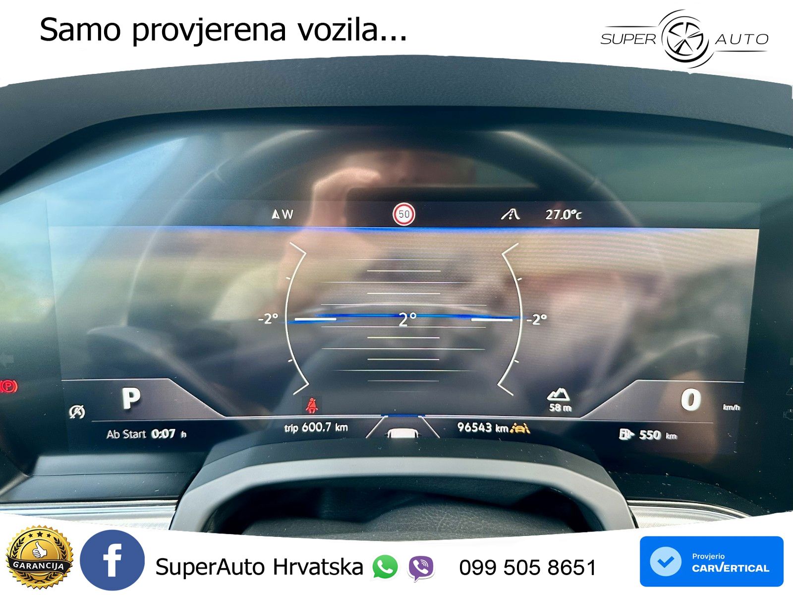 Volkswagen Touareg 3.0 V6 TDI (286 KS) 4MOTION Tiptronic ZRAČNI+ACC+GR SJED+KAM+PANO