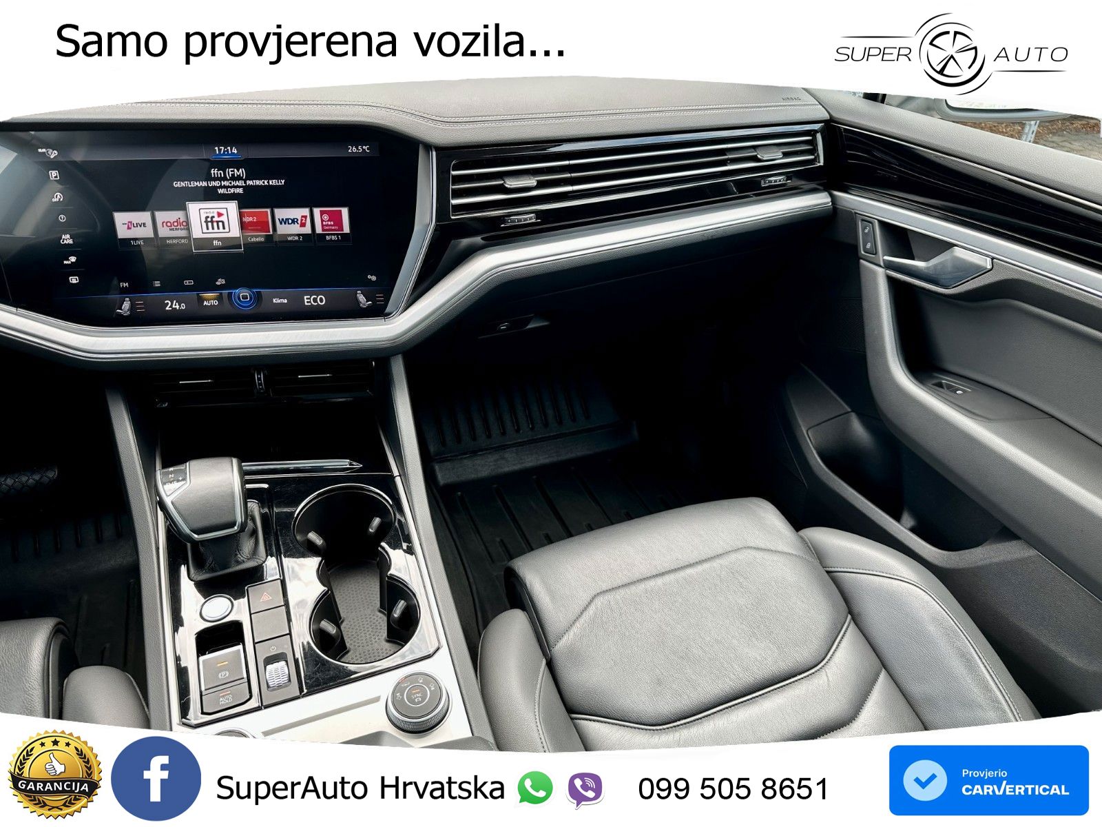 Volkswagen Touareg 3.0 V6 TDI (286 KS) 4MOTION Tiptronic ZRAČNI+ACC+GR SJED+KAM+PANO