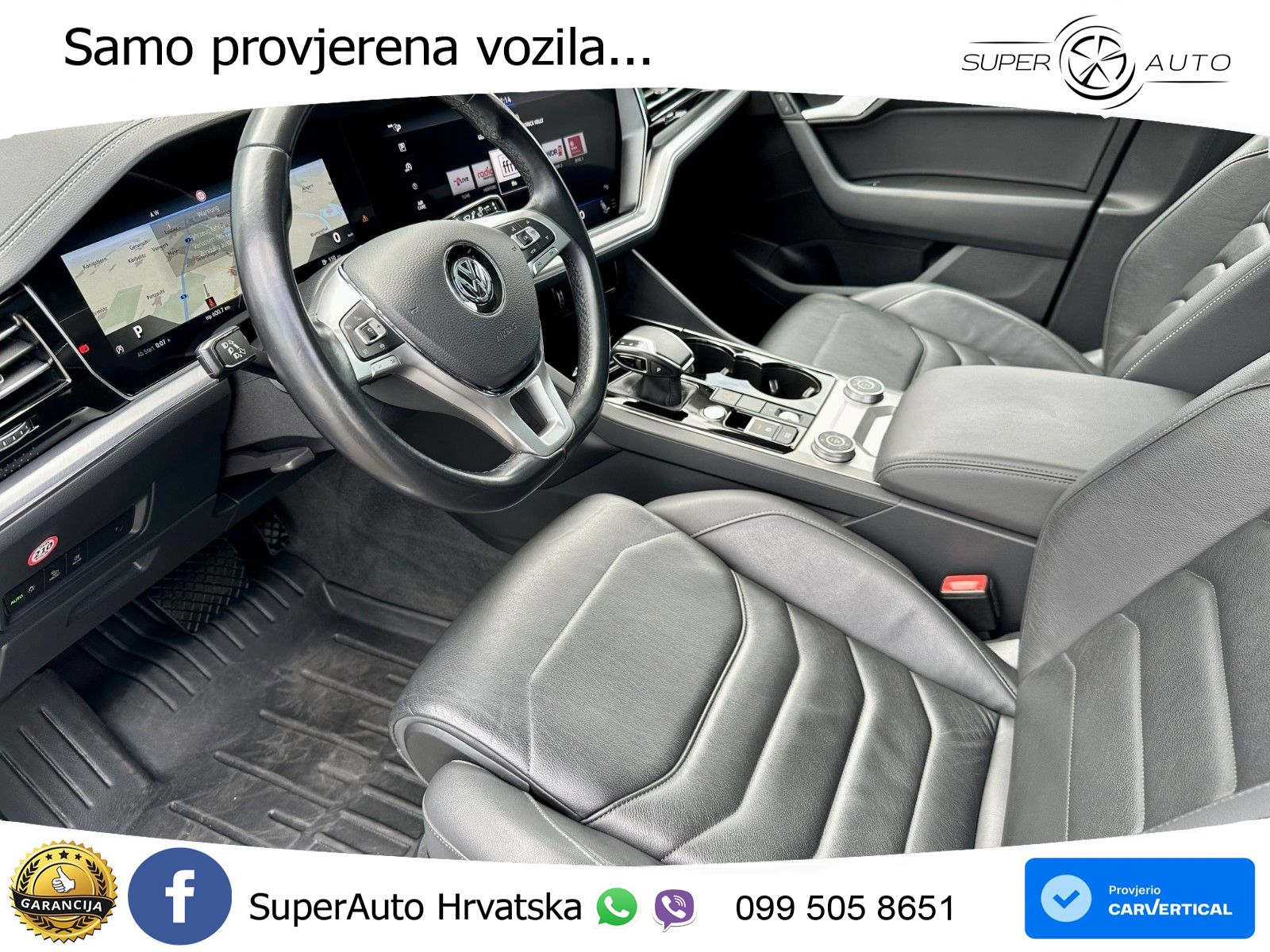 Volkswagen Touareg 3.0 V6 TDI (286 KS) 4MOTION Tiptronic ZRAČNI+ACC+GR SJED+KAM+PANO
