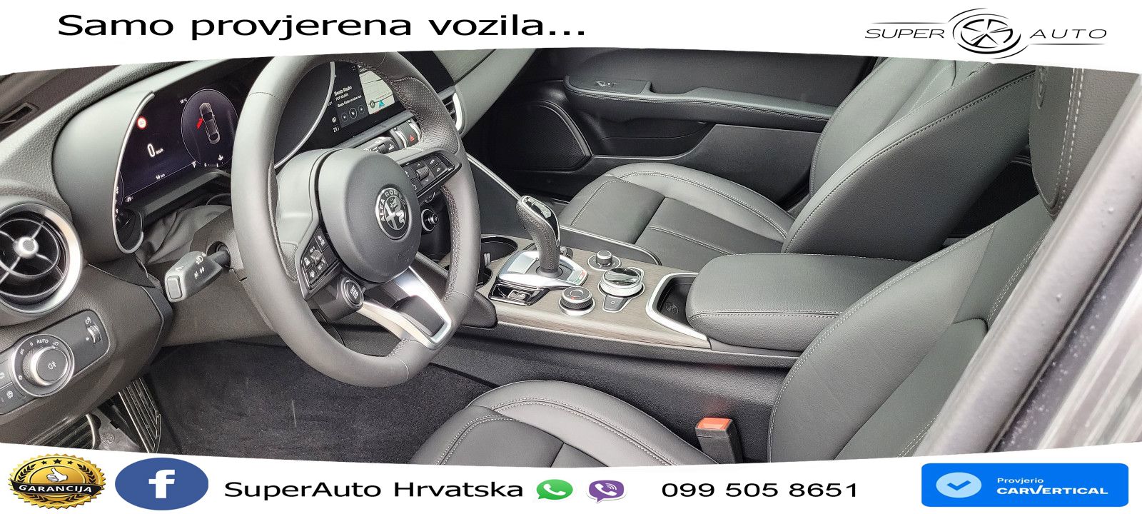 Alfa Romeo Giulia 2.0 Turbo (280 KS) Q4 Automatic LED+GR SJED+ACC