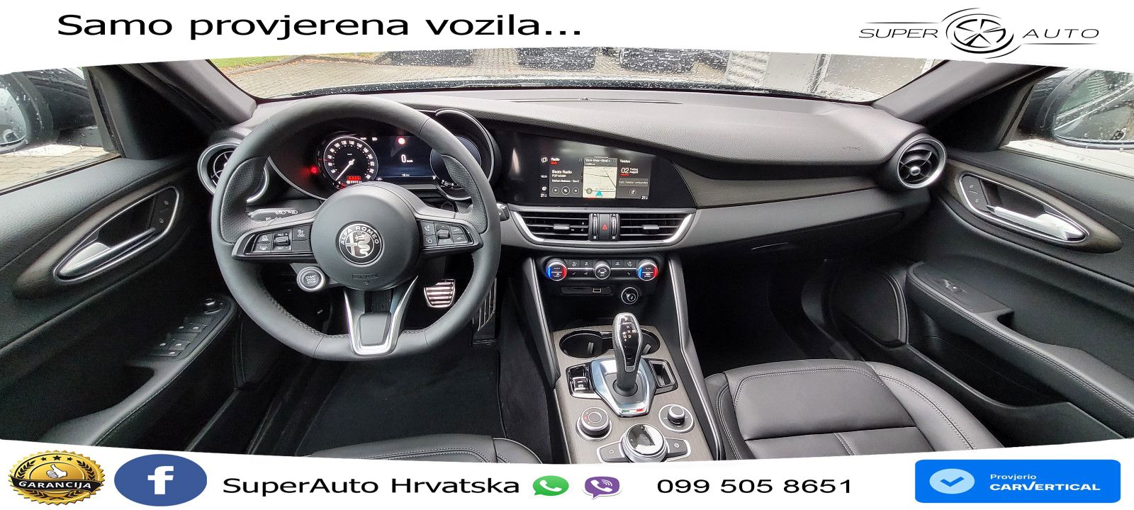 Alfa Romeo Giulia 2.0 Turbo (280 KS) Q4 Automatic LED+GR SJED+ACC