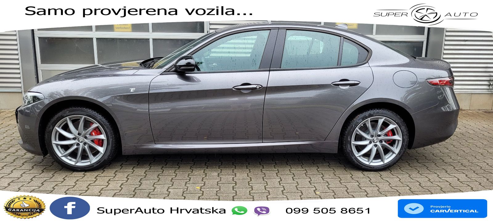 Alfa Romeo Giulia 2.0 Turbo (280 KS) Q4 Automatic LED+GR SJED+ACC