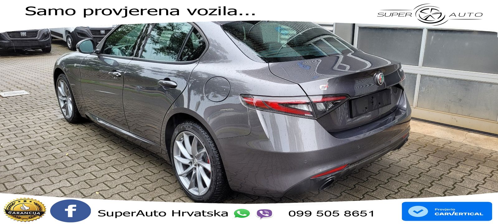 Alfa Romeo Giulia 2.0 Turbo (280 KS) Q4 Automatic LED+GR SJED+ACC