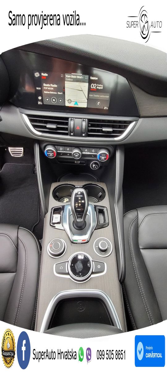 Alfa Romeo Giulia 2.0 Turbo (280 KS) Q4 Automatic LED+GR SJED+ACC