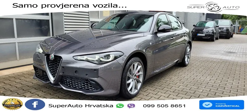 Alfa Romeo Giulia 2.0 Turbo (280 KS) Q4 Automatic LED+GR SJED+ACC