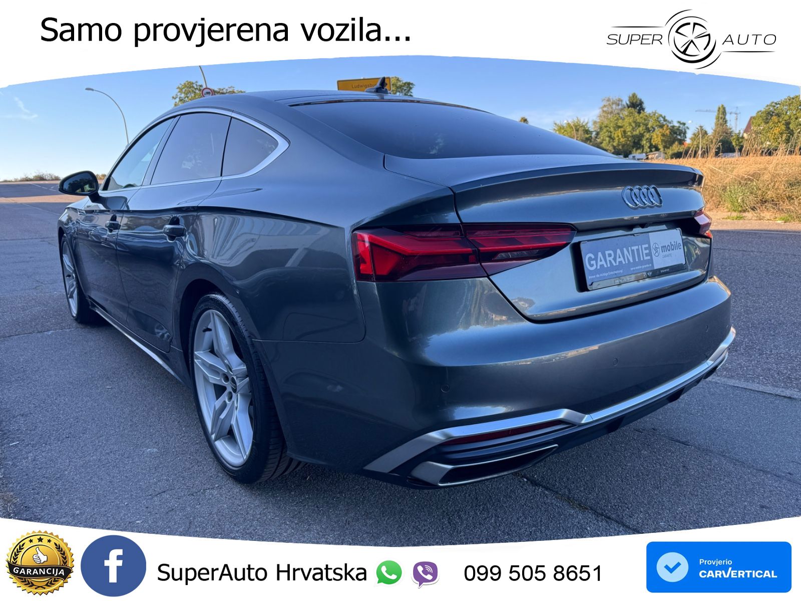 Audi A5 Sportback 40 TDI (204 KS) S tronic S line