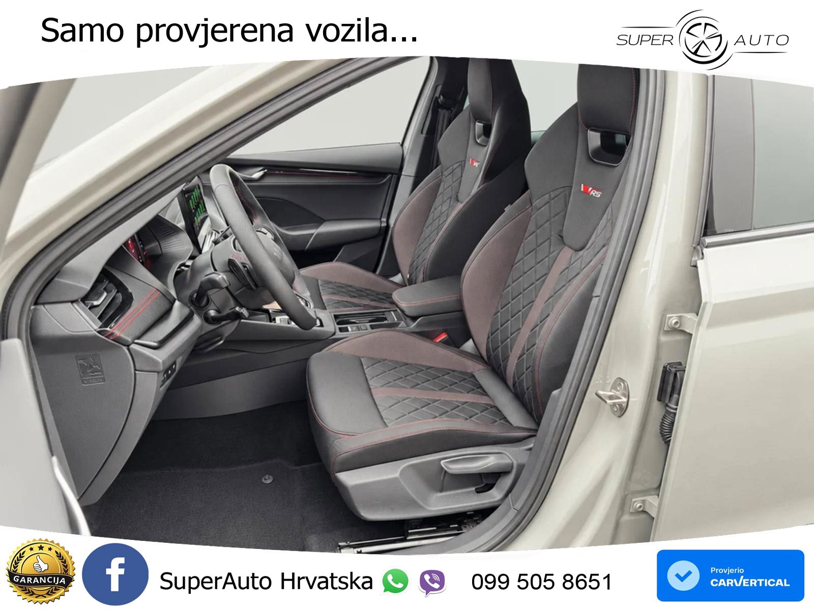 Škoda Octavia Combi RS 2.0 TSI (265 KS) DSG LED+GR SJED+ACC