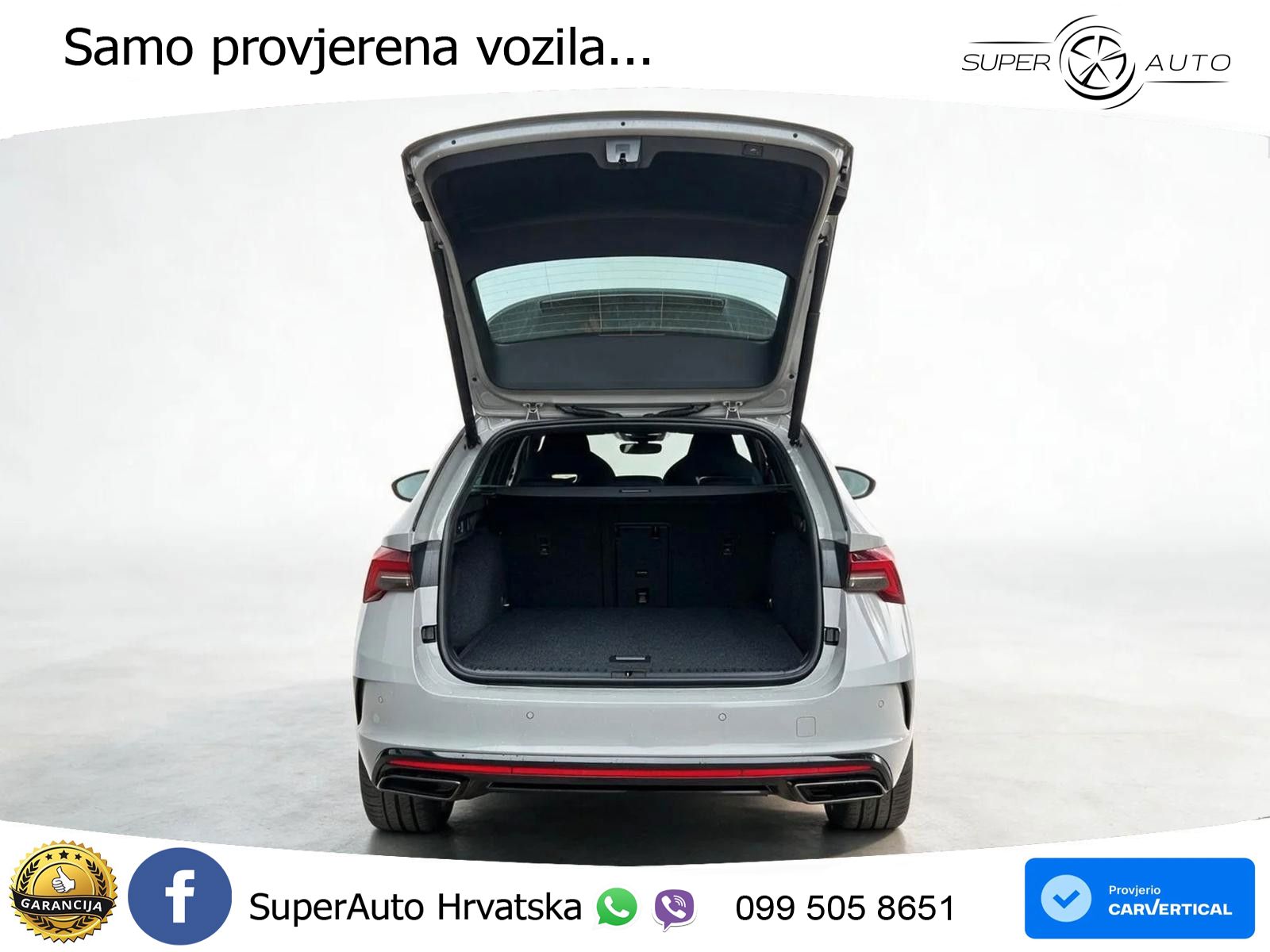 Škoda Octavia Combi RS 2.0 TSI (265 KS) DSG LED+GR SJED+ACC