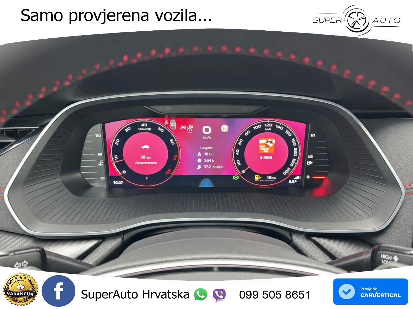 Škoda Octavia Combi RS 2.0 TSI (265 KS) DSG LED+GR SJED+ACC