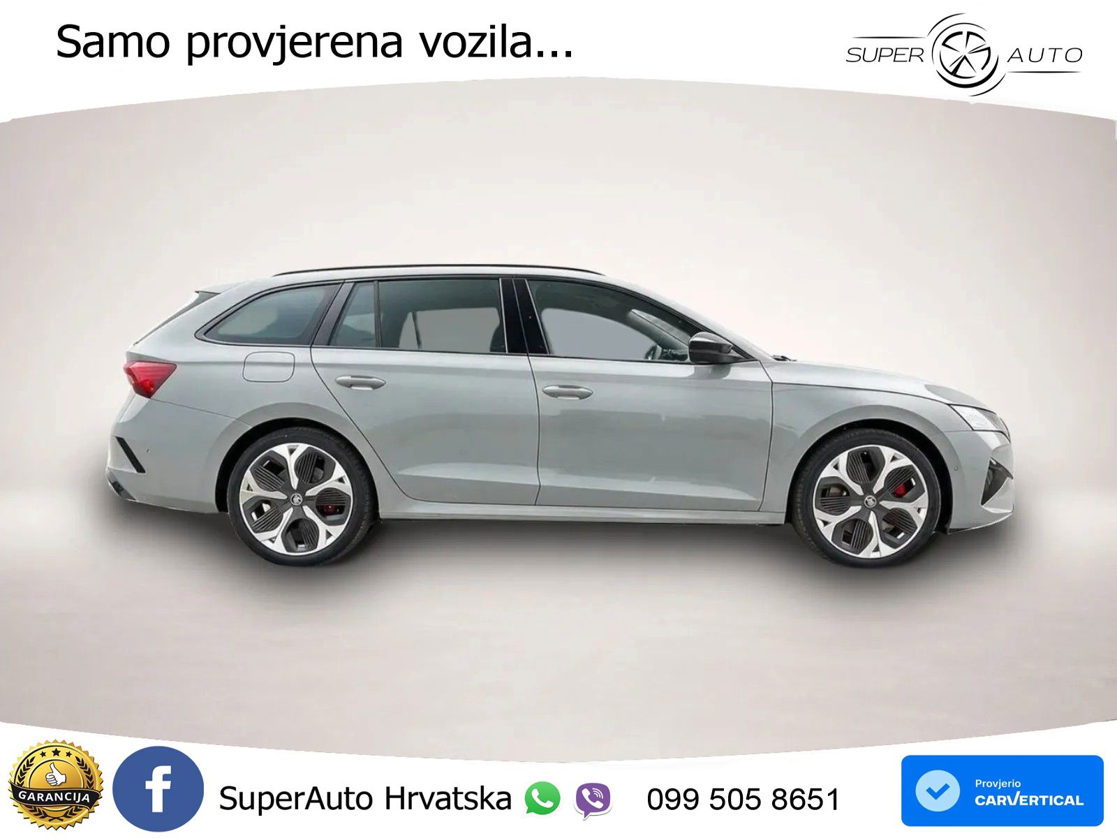 Škoda Octavia Combi RS 2.0 TSI (265 KS) DSG LED+GR SJED+ACC