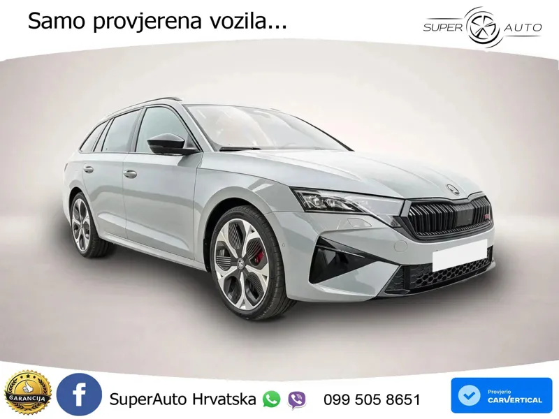 Škoda Octavia Combi RS 2.0 TSI (265 KS) DSG LED+GR SJED+ACC