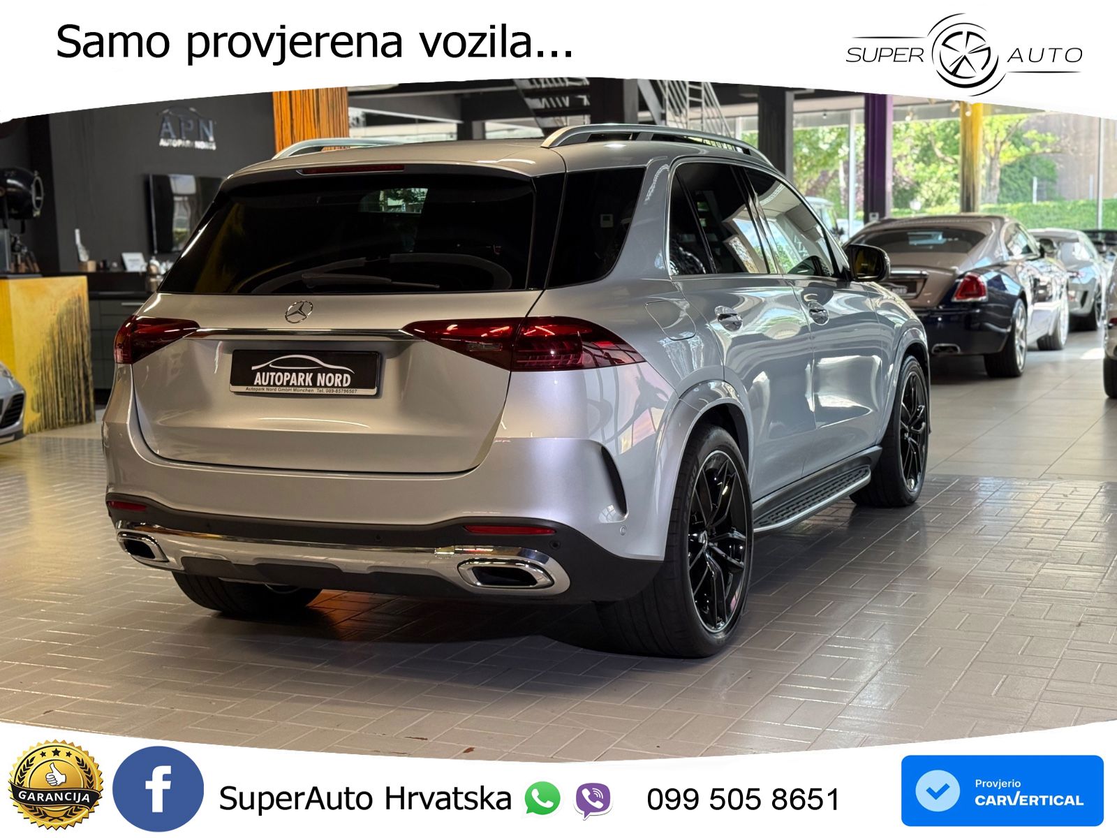Mercedes GLE 450d (367 KS) EQ Boost 4MATIC 9G-TRONIC AMG ZRAČNI+ACC+GR SJED+360+PANO
