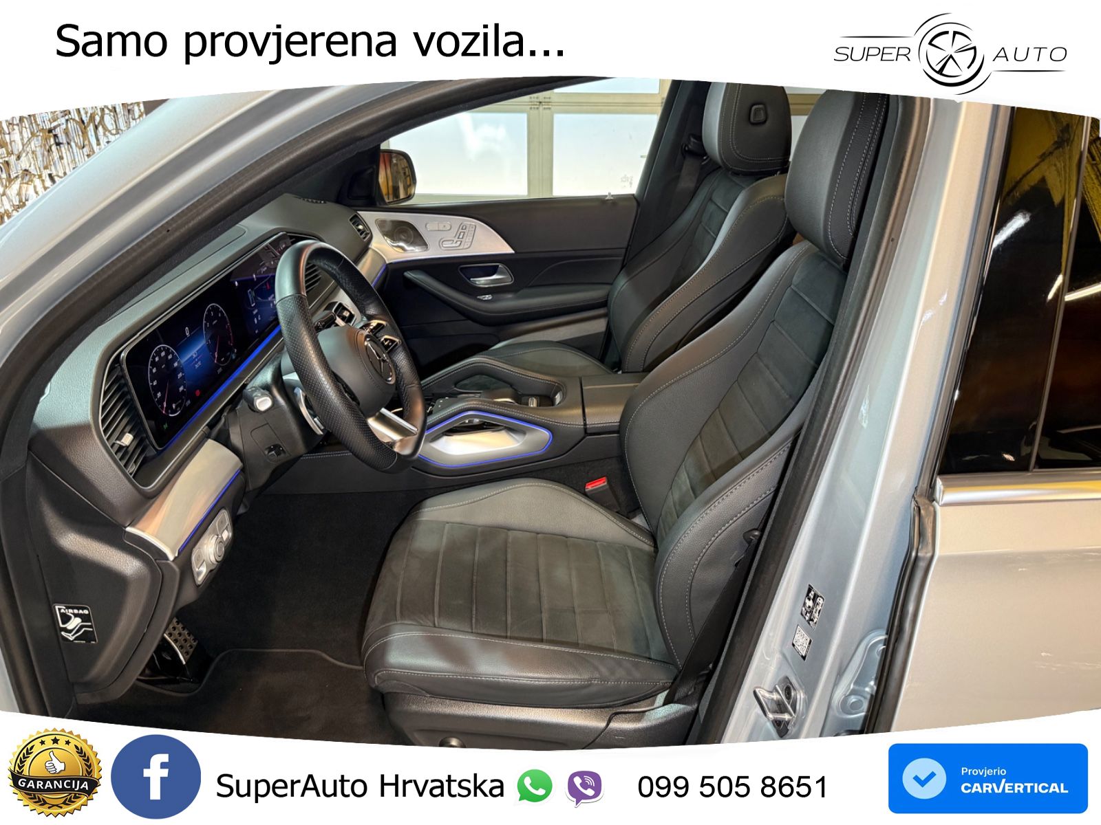 Mercedes GLE 450d (367 KS) EQ Boost 4MATIC 9G-TRONIC AMG ZRAČNI+ACC+GR SJED+360+PANO
