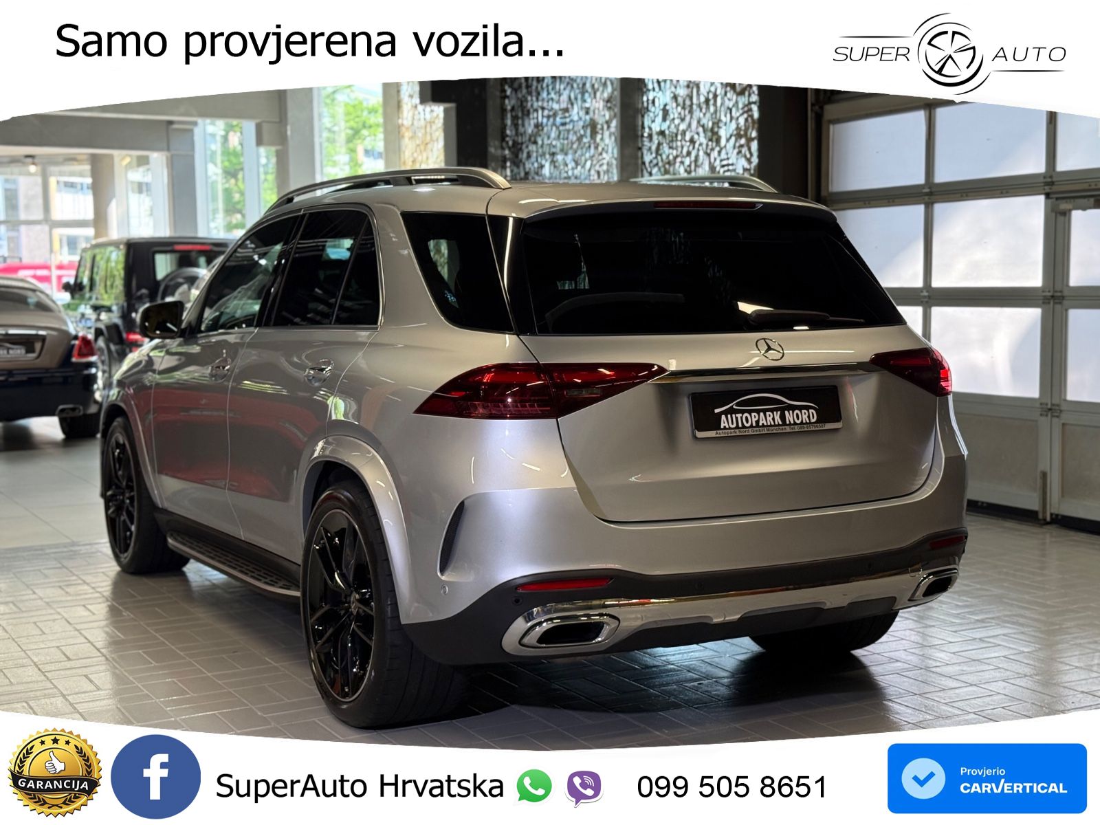 Mercedes GLE 450d (367 KS) EQ Boost 4MATIC 9G-TRONIC AMG ZRAČNI+ACC+GR SJED+360+PANO