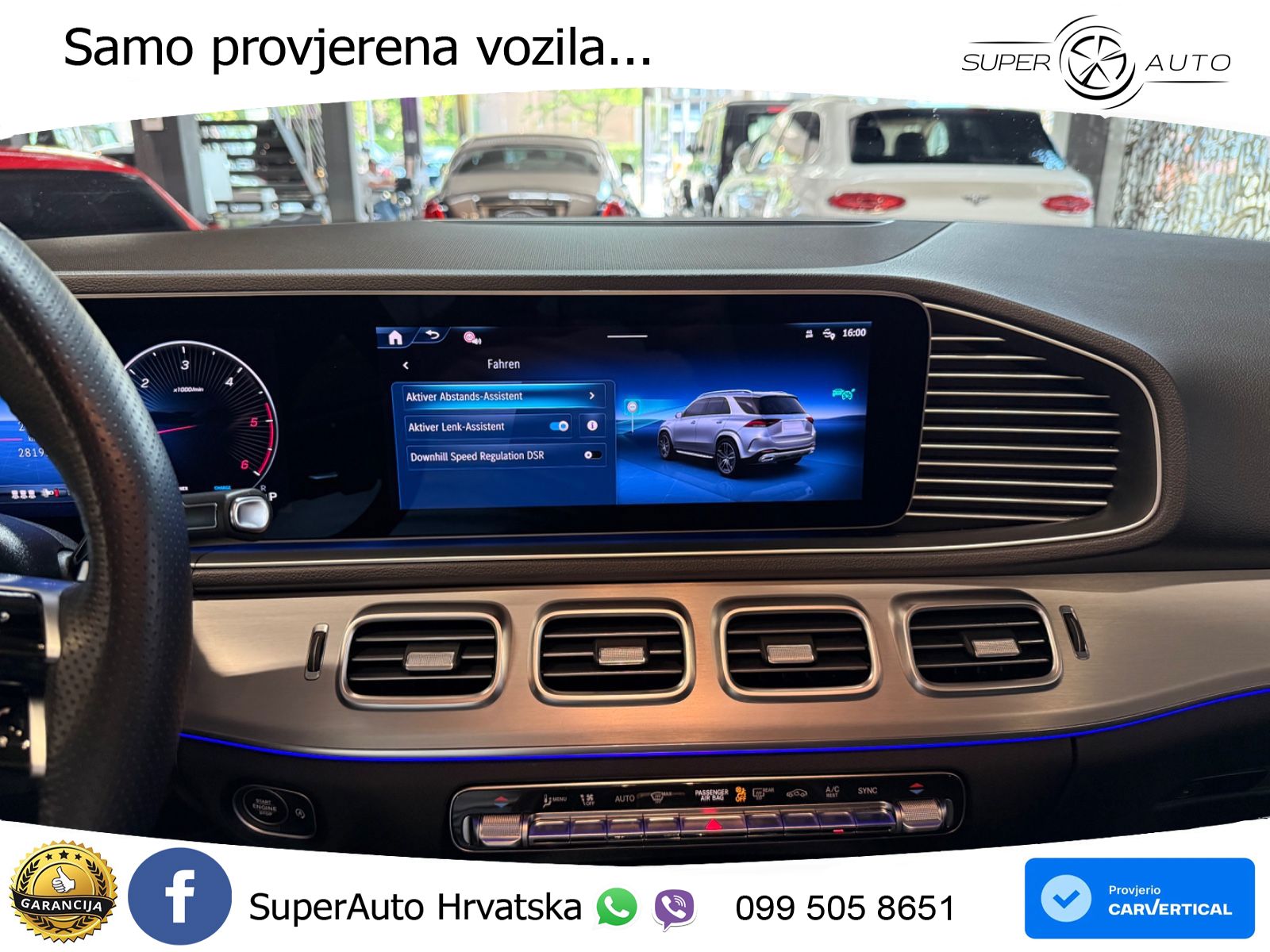 Mercedes GLE 450d (367 KS) EQ Boost 4MATIC 9G-TRONIC AMG ZRAČNI+ACC+GR SJED+360+PANO