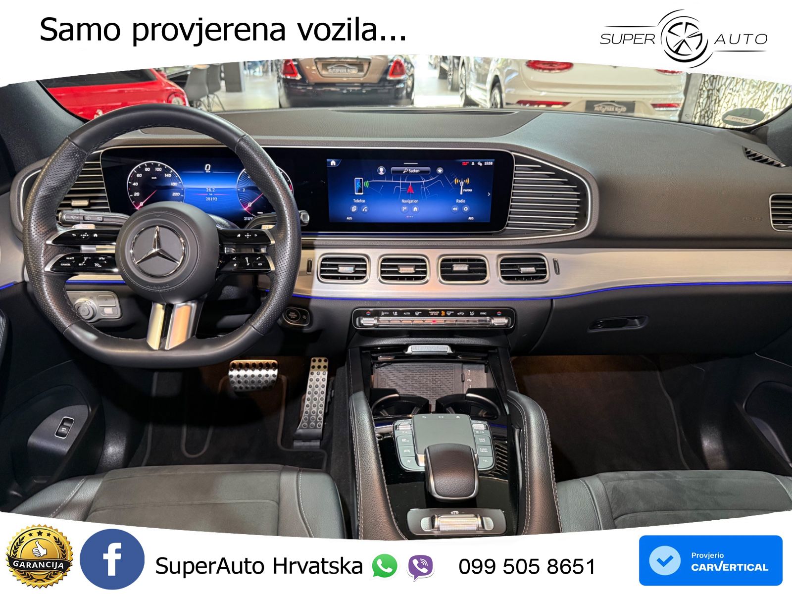Mercedes GLE 450d (367 KS) EQ Boost 4MATIC 9G-TRONIC AMG ZRAČNI+ACC+GR SJED+360+PANO