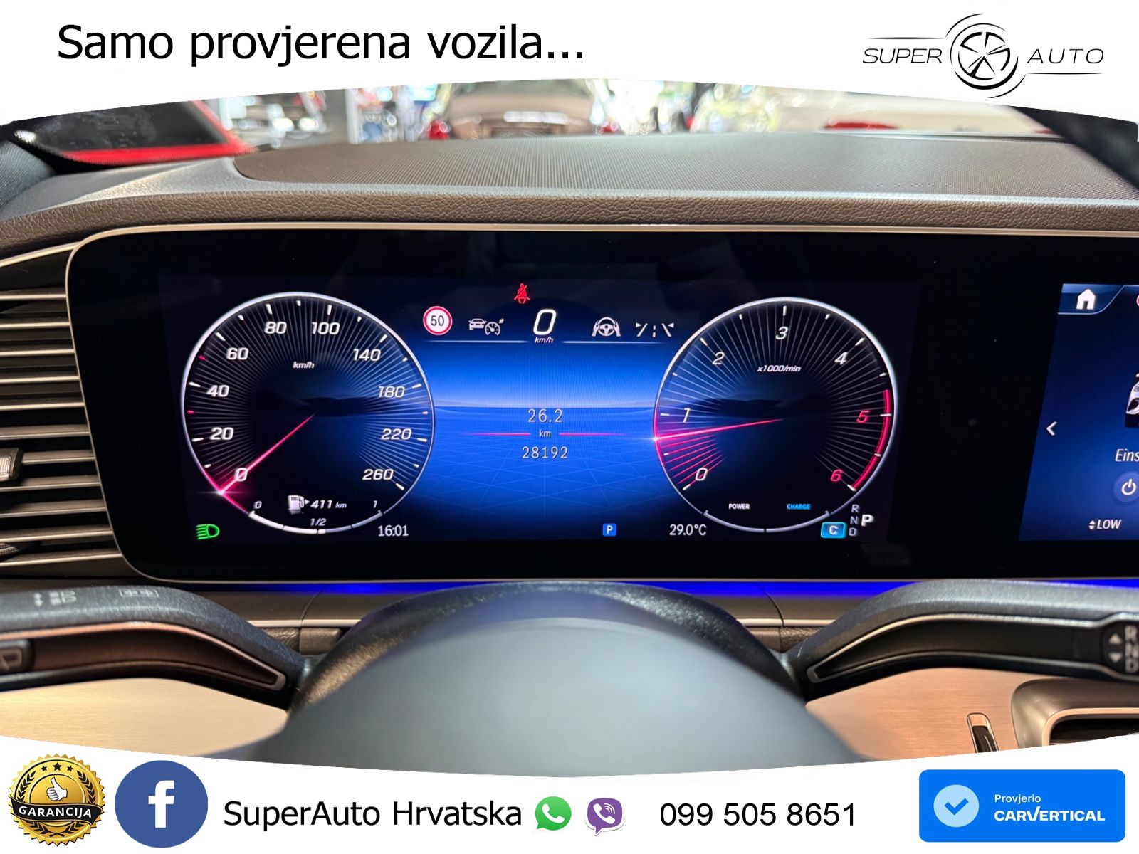 Mercedes GLE 450d (367 KS) EQ Boost 4MATIC 9G-TRONIC AMG ZRAČNI+ACC+GR SJED+360+PANO