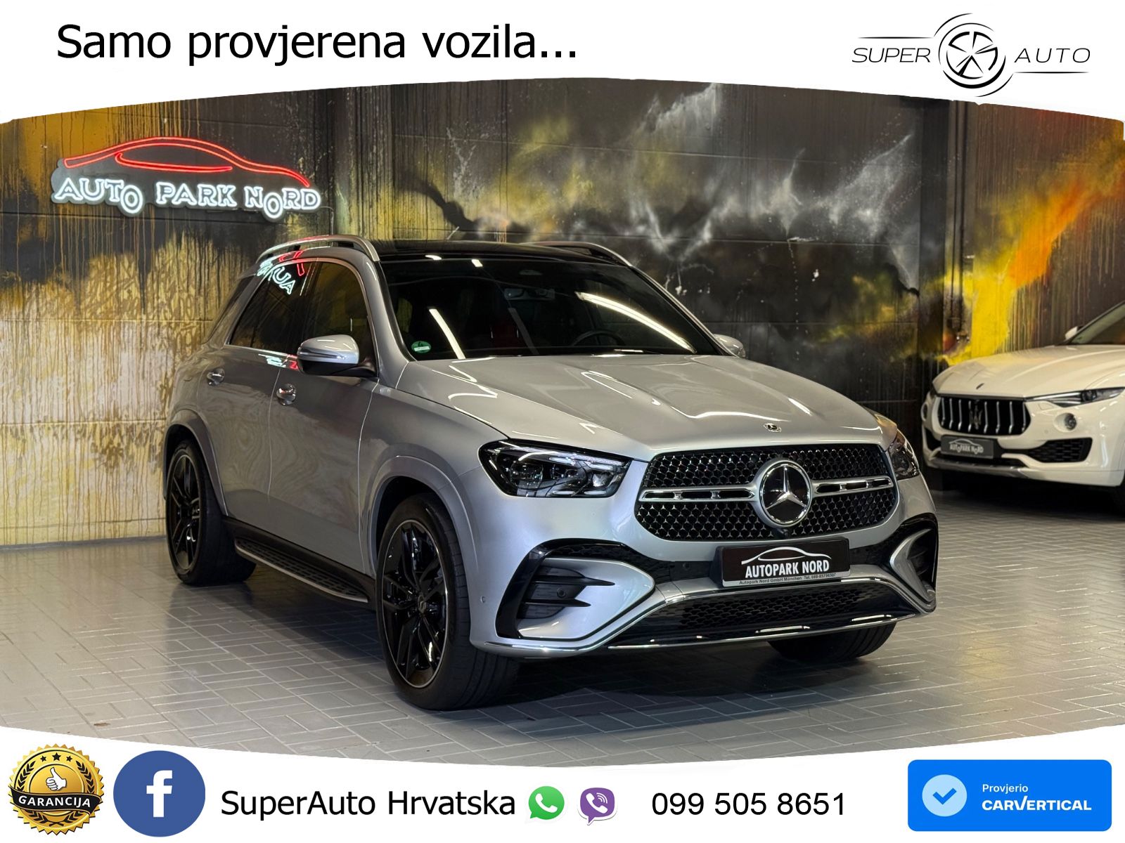 Mercedes GLE 450d (367 KS) EQ Boost 4MATIC 9G-TRONIC AMG ZRAČNI+ACC+GR SJED+360+PANO