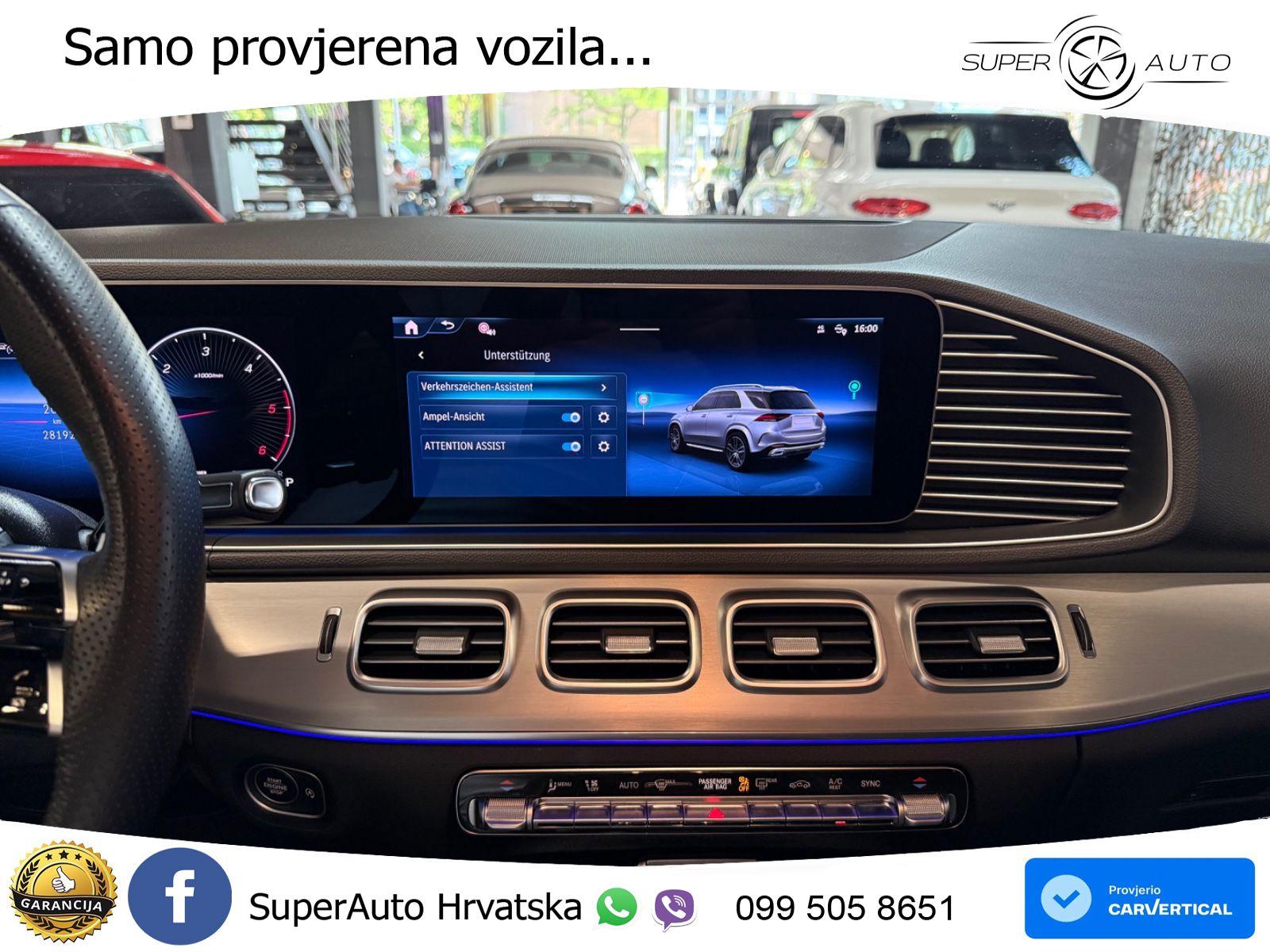 Mercedes GLE 450d (367 KS) EQ Boost 4MATIC 9G-TRONIC AMG ZRAČNI+ACC+GR SJED+360+PANO