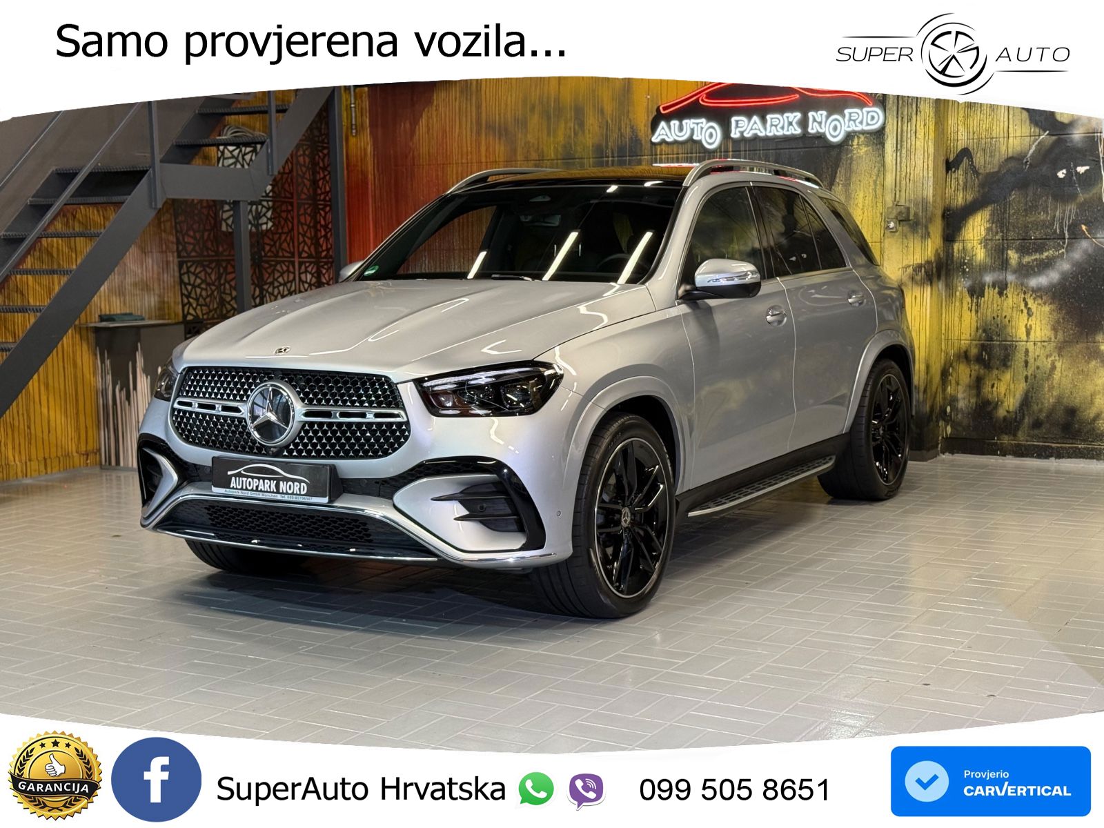 Mercedes GLE 450d (367 KS) EQ Boost 4MATIC 9G-TRONIC AMG ZRAČNI+ACC+GR SJED+360+PANO