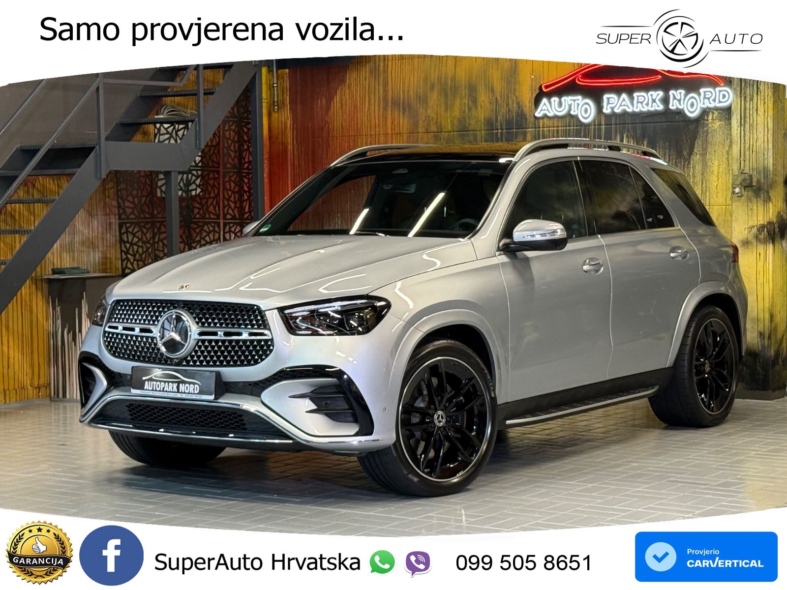 Mercedes GLE 450d (367 KS) EQ Boost 4MATIC 9G-TRONIC AMG ZRAČNI+ACC+GR SJED+360+PANO