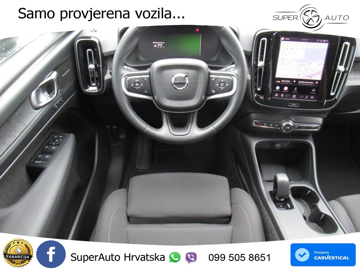 Volvo XC40 Recharge 82 kWh Twin Motor 408 KS AWD LED+GR SJED+ACC