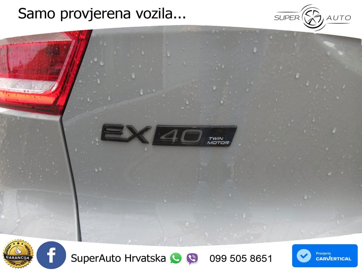 Volvo XC40 Recharge 82 kWh Twin Motor 408 KS AWD LED+GR SJED+ACC