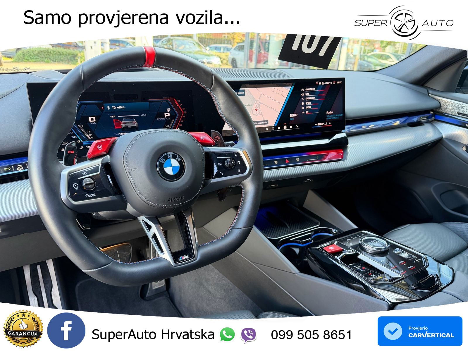 BMW M5 Touring 4.4 V8 (727 KS) xDrive Steptronic ZRAČNI+ACC+4xGR SJED+KAM