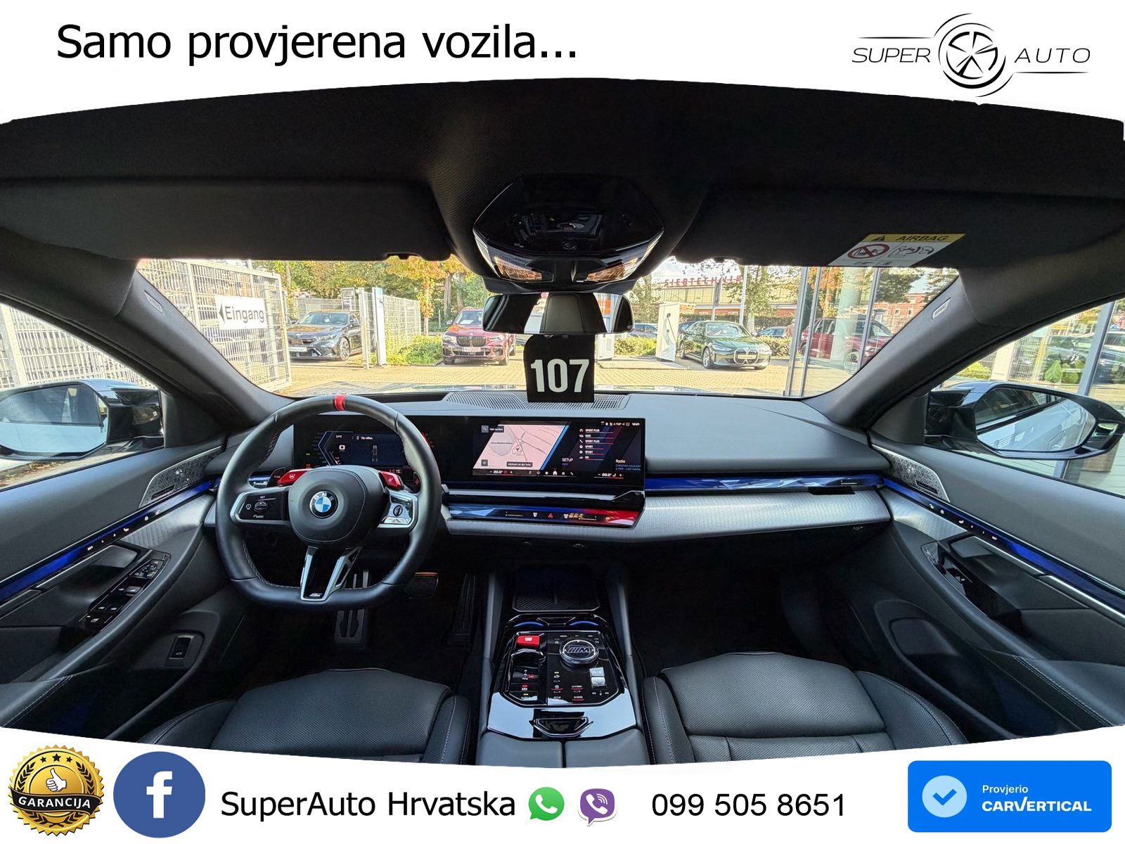 BMW M5 Touring 4.4 V8 (727 KS) xDrive Steptronic ZRAČNI+ACC+4xGR SJED+KAM