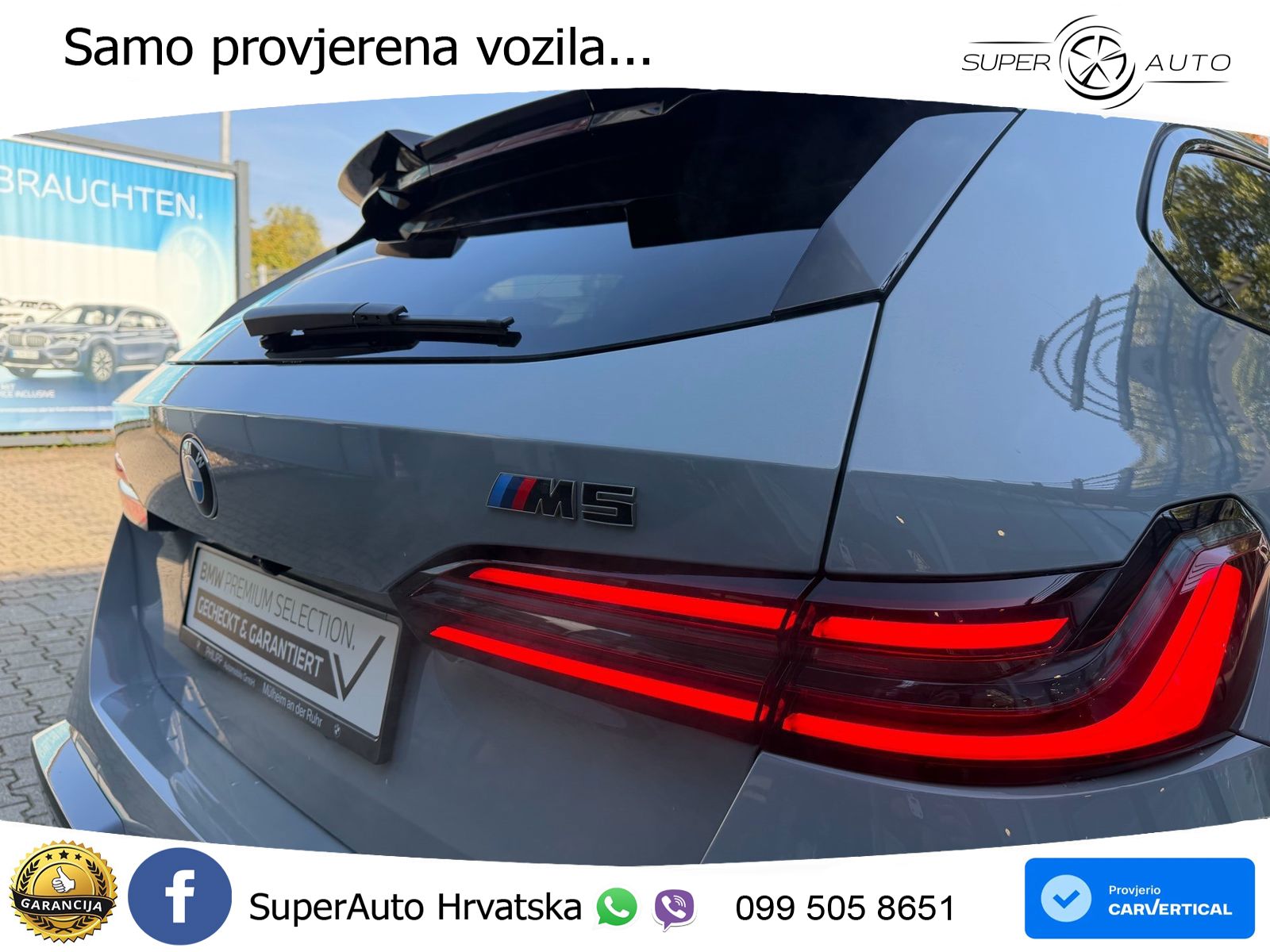 BMW M5 Touring 4.4 V8 (727 KS) xDrive Steptronic ZRAČNI+ACC+4xGR SJED+KAM