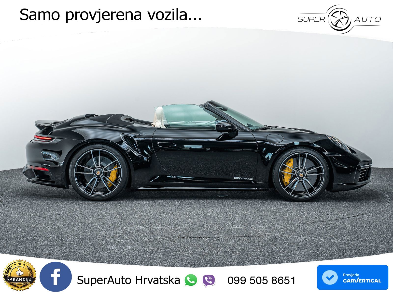 Porsche 911 Turbo S Cabriolet 3.8 (650 KS) PDK LED+GR SJED+ACC