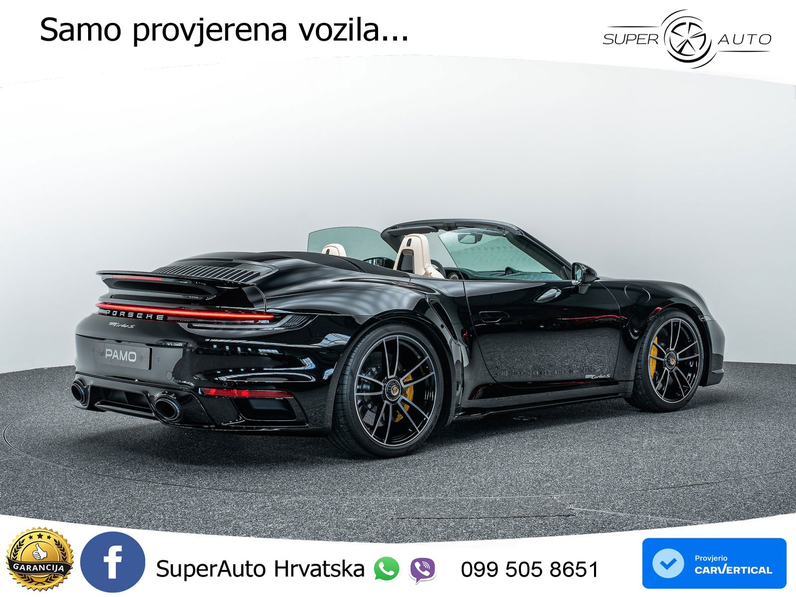 Porsche 911 Turbo S Cabriolet 3.8 (650 KS) PDK LED+GR SJED+ACC