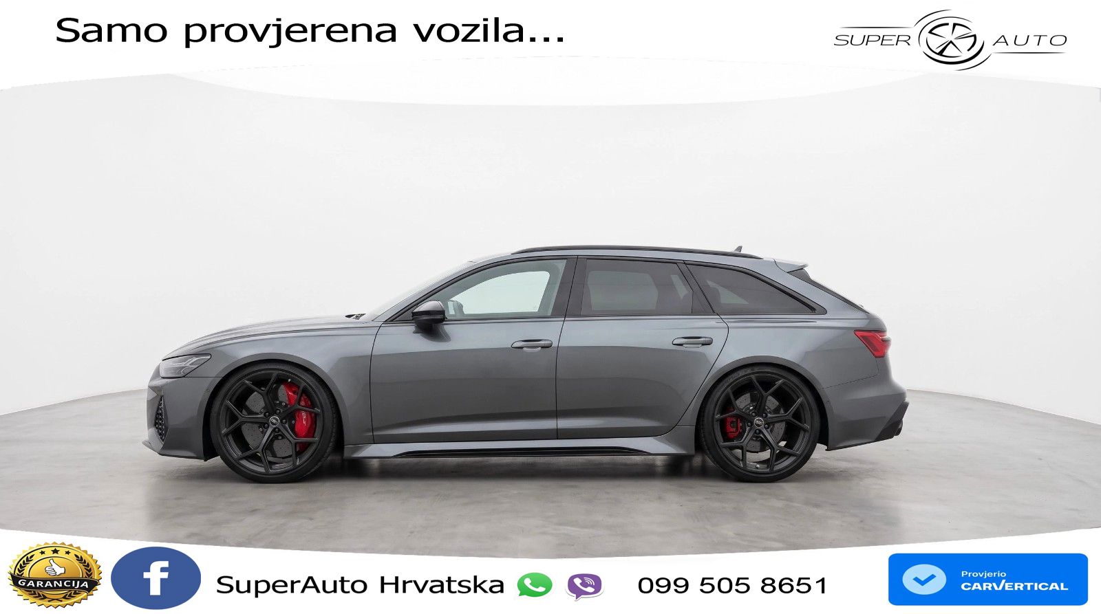 Audi RS6 Avant 4.0 TFSI V8 performance (630 KS)  quattro tiptronic ACC+HEAD+4xGR SJED+360+PANO