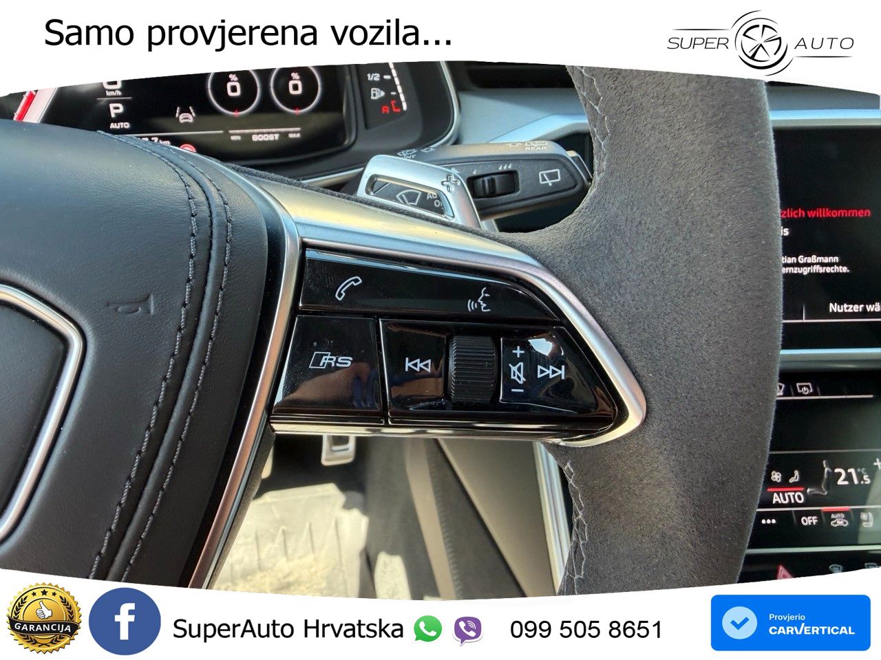 Audi RS6 Avant 4.0 TFSI V8 performance (630 KS)  quattro tiptronic ACC+HEAD+4xGR SJED+360+PANO