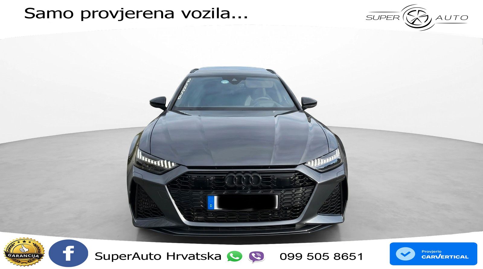 Audi RS6 Avant 4.0 TFSI V8 performance (630 KS)  quattro tiptronic ACC+HEAD+4xGR SJED+360+PANO