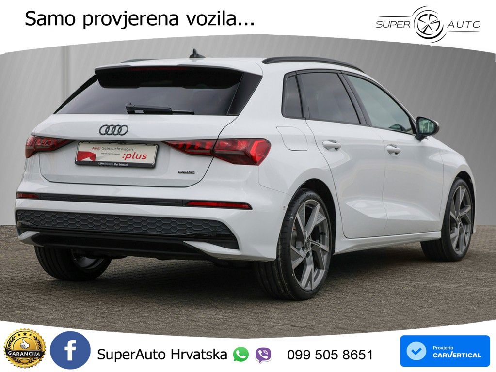 Audi A3 Sportback 40 TFSI (204 KS) quattro S tronic advanced LED+GR SJED+ACC