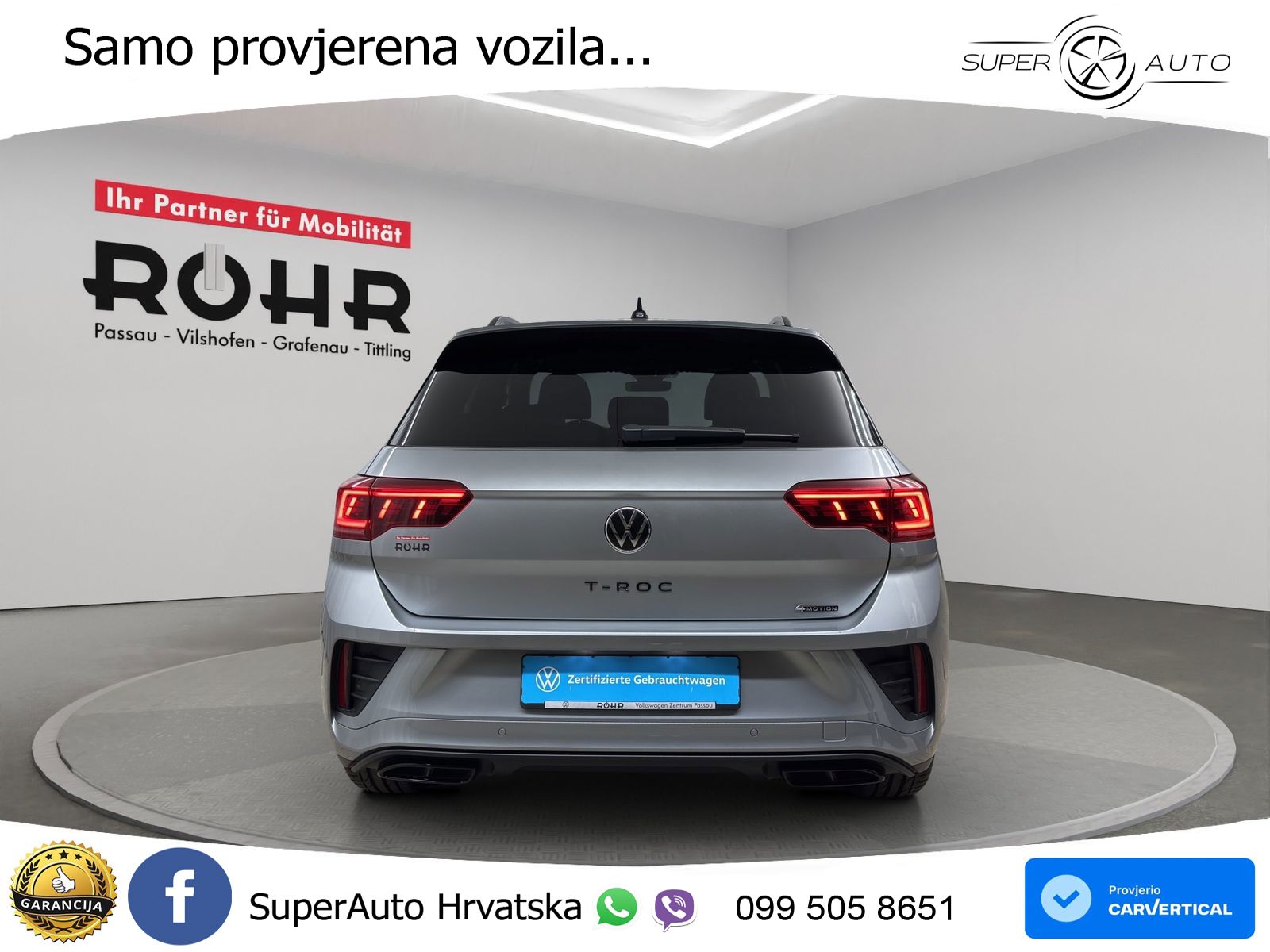 Volkswagen T-Roc I 2.0 TSI (190 KS) 4M DSG LED+GR SJED+ACC