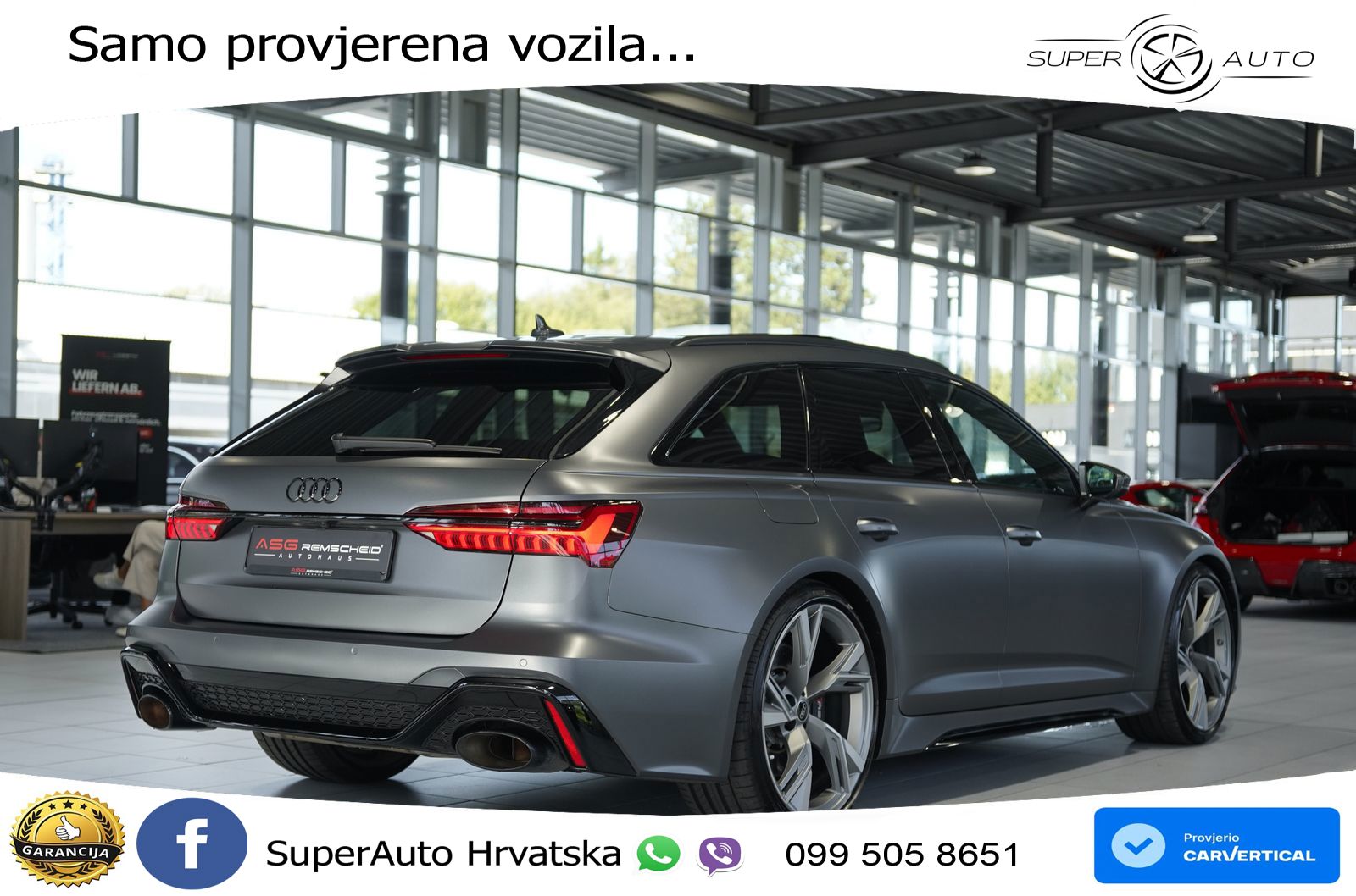 Audi RS6 Avant 4.0 TFSI V8 (600 KS) quattro Tiptronic