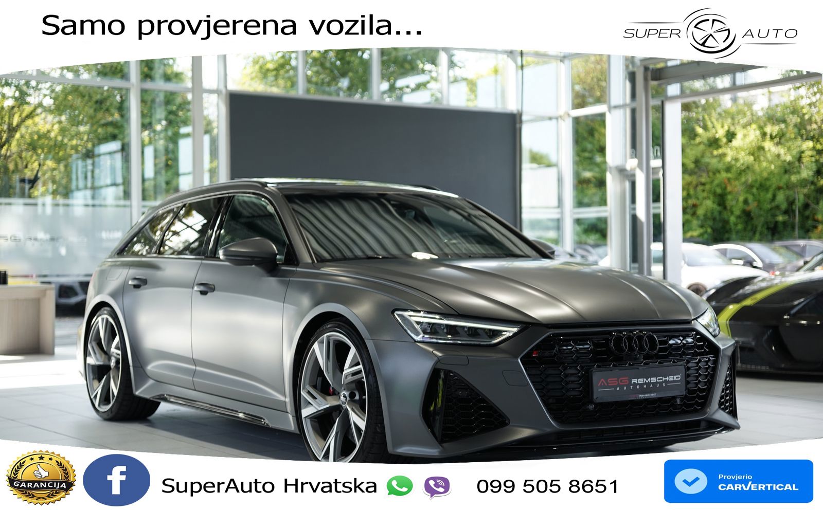 Audi RS6 Avant 4.0 TFSI V8 (600 KS) quattro Tiptronic