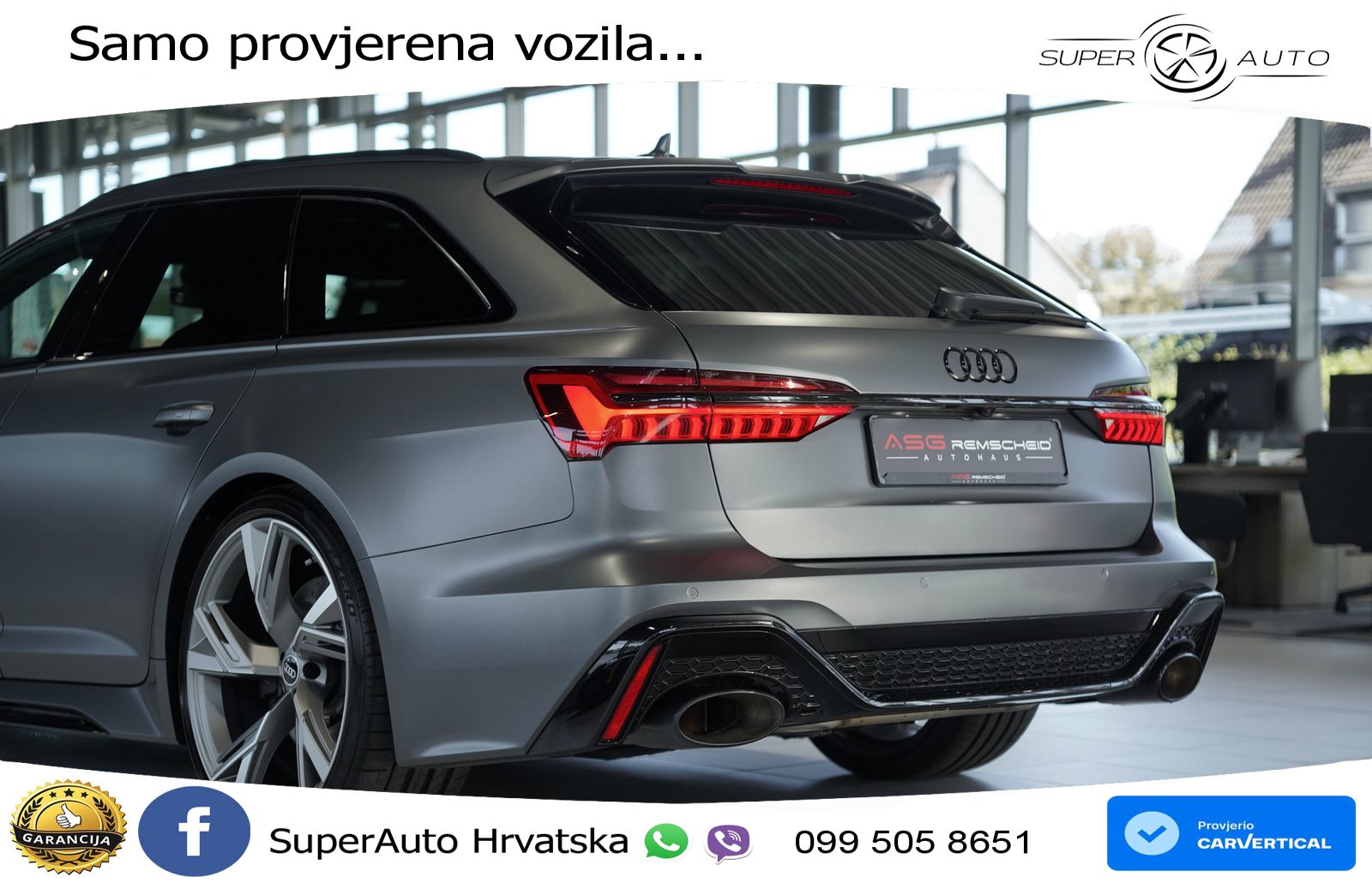 Audi RS6 Avant 4.0 TFSI V8 (600 KS) quattro Tiptronic