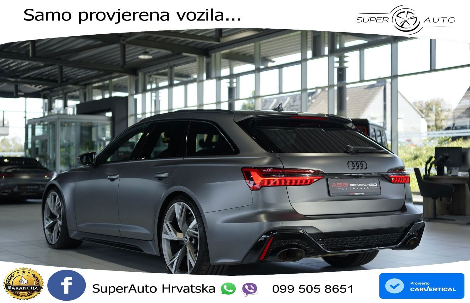 Audi RS6 Avant 4.0 TFSI V8 (600 KS) quattro Tiptronic
