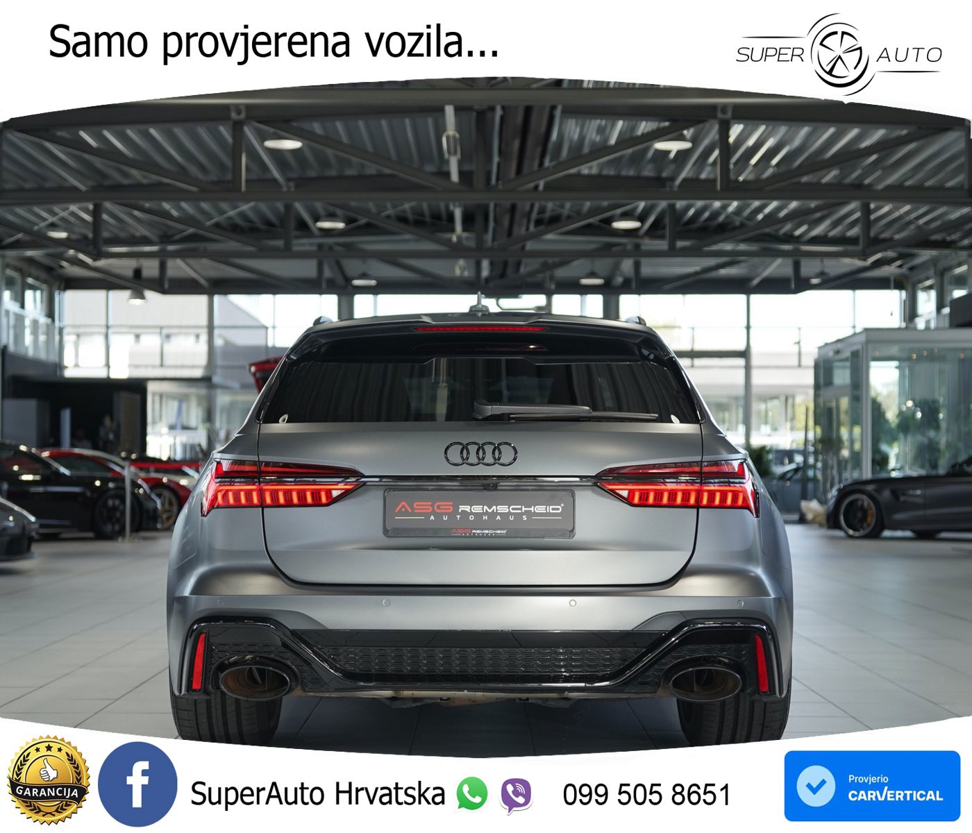 Audi RS6 Avant 4.0 TFSI V8 (600 KS) quattro Tiptronic