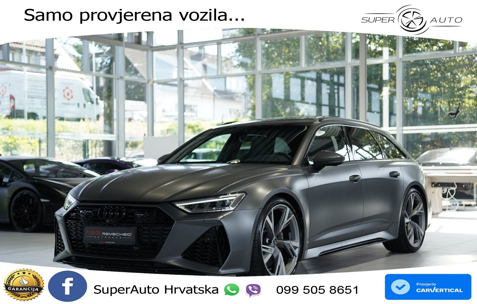 Audi RS6 Avant 4.0 TFSI V8 (600 KS) quattro Tiptronic