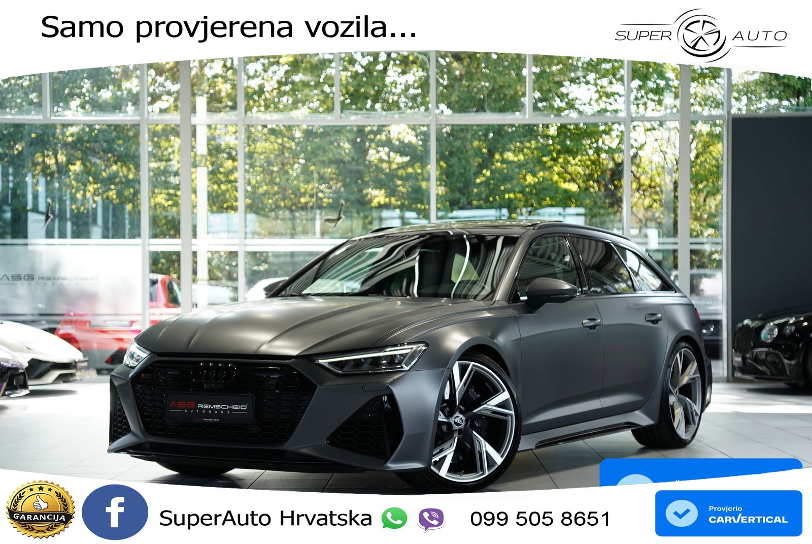 Audi RS6 Avant 4.0 TFSI V8 (600 KS) quattro Tiptronic